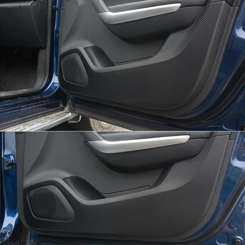 QCBXYYXH автомобиль-Стайлинг протектор боковой кромки защиты площадки защищены против kick коврики Крышка для Renault Kadjar- ПУ