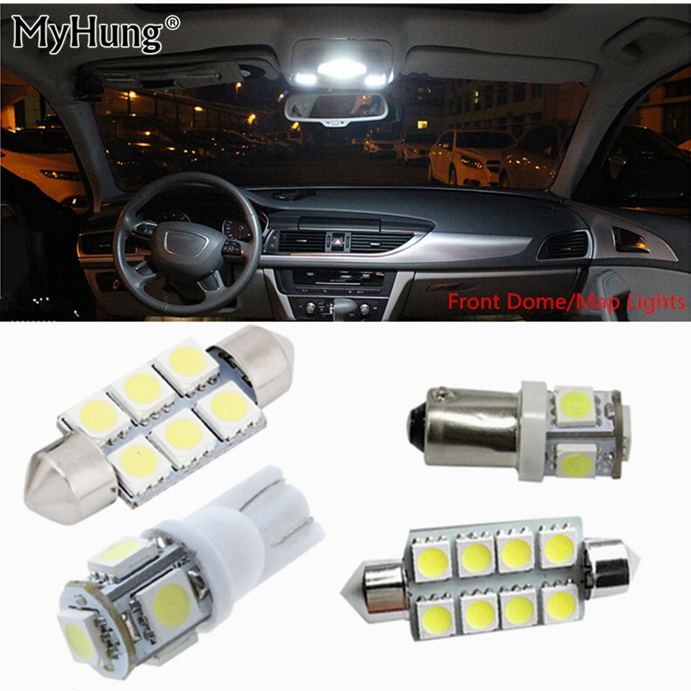 

For Audi Q7 2007 To 2013 Canbus LEDs 12v Car Interior Light Kit Package Car Styling 16pcs Per Set Auto Accessories Car LED