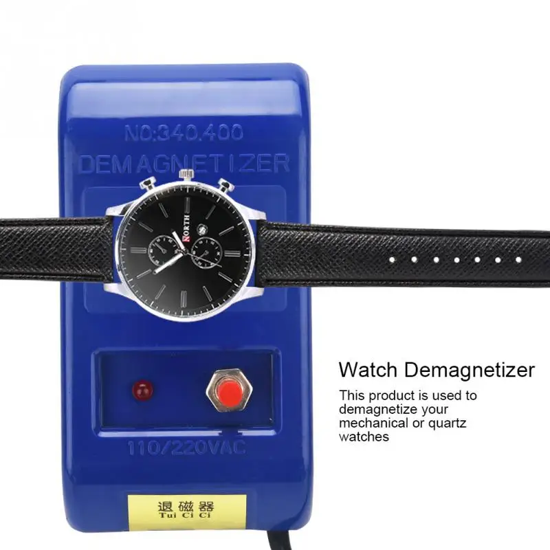

Watch Repair Screwdriver Tweezers Electrical Professional Demagnetize Tool Watchmaker EU Plug Demagnetizer Horloge Gereedschap