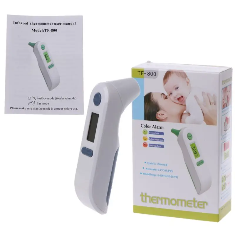 

Baby Ear and Forehead Thermometer Accurate Professional 4 in 1 Digital Medical Infrared Body Fever Thermometers for Baby Infant