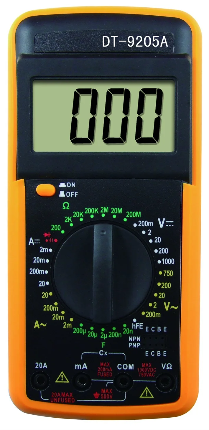 Multimeter Tester digital Multimetro Probes Voltmeter multimeter digital profissional Meter pliers transistor tester multimeter (4)