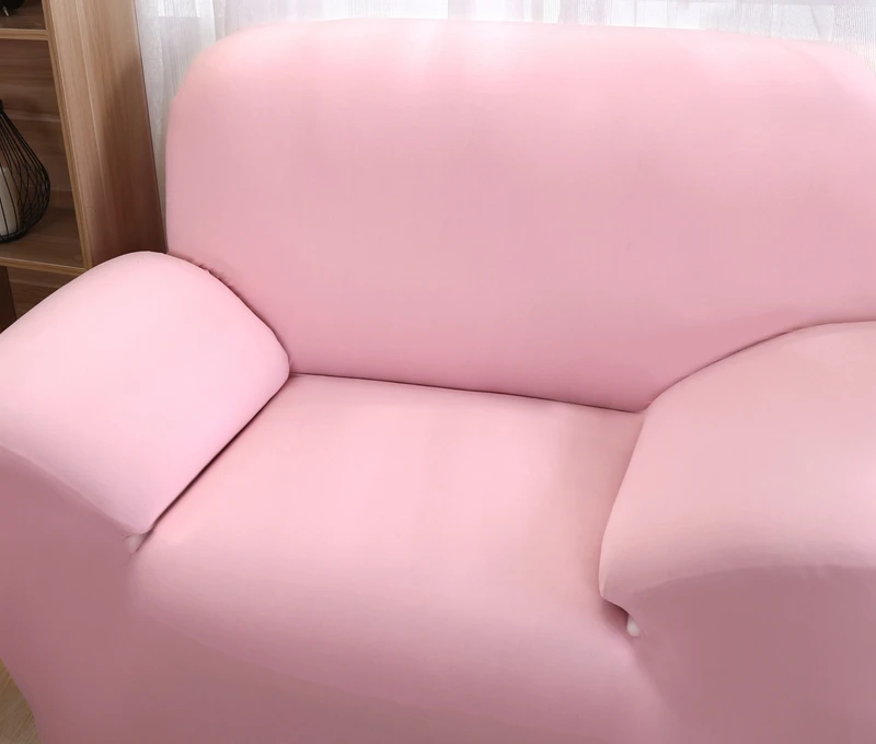 Желтый/розовый/зеленый эластичное покрытие чехол для дивана плотно Обёрточная бумага скольжению для диван в гостиной крышка M L XL XXL XXXL XXXXL Форма кресло 1/2/3/4 сиденья