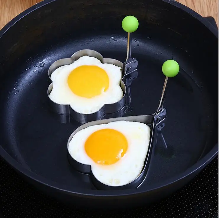 Инструменты для яиц Нержавеющая сталь для яиц для омлета формы для жарки Любовь Круглый звездообразные формы DIY Кухня яичный блин приготовление завтрака инструменты