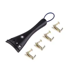 Новинка 4/4-3/4 черная большая взрослая эбеновая скрипка хвостовая часть с медной тонкой настройкой для профессиональных частей и аксессуаров для скрипки