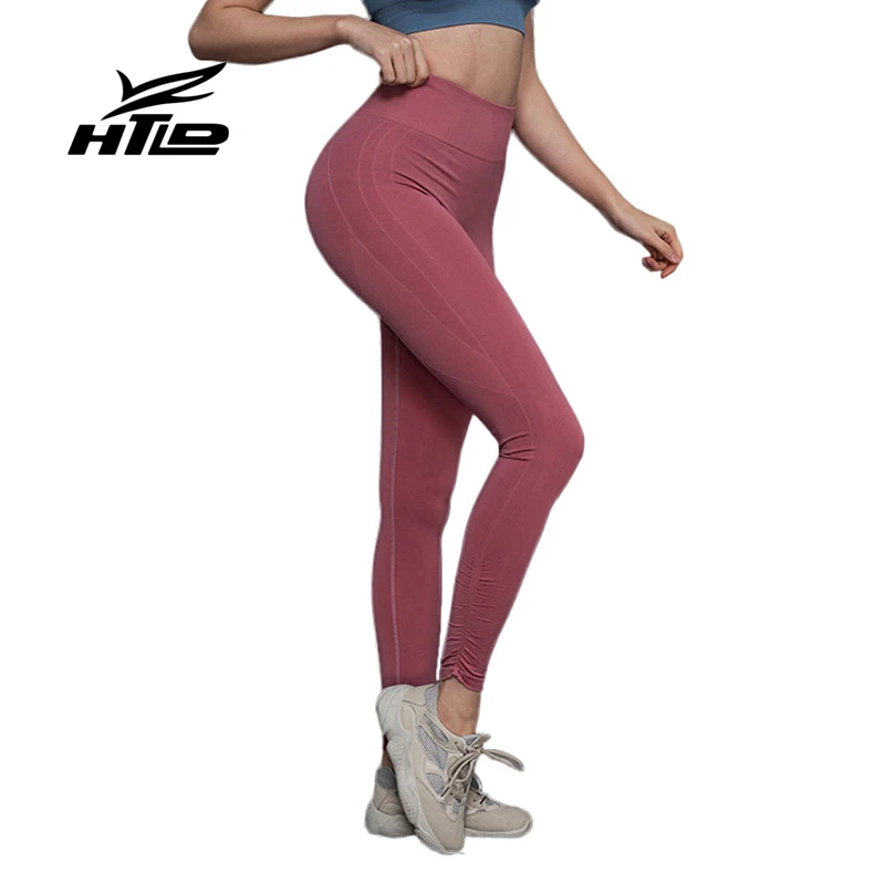 

HTLD High Waist Seamless Leggings Women Elastic Quick Dry Push Up Joggers Pants Translucent Workout Leggins mujer pantalon femme