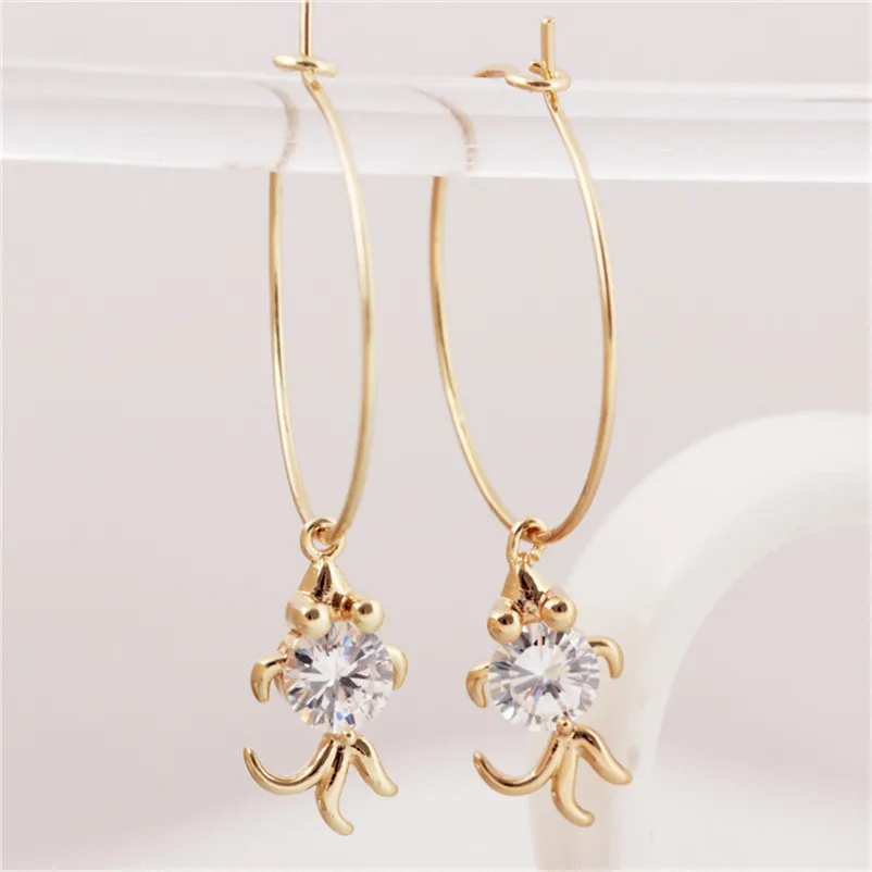 2018 Fashion Earrings for women Bridal Necklace Earring suit Full drill Water droplet Jewelry Gift Boucle d'oreille 5Y24#N (1)