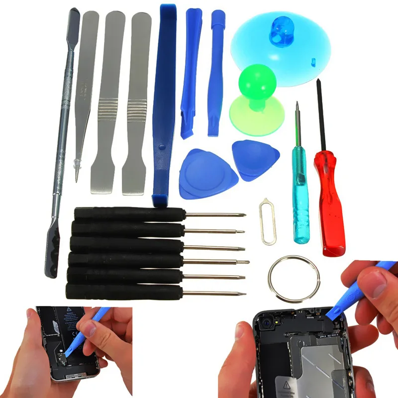 

HOT 21 in 1 Repair Tool Kit Screwdriver Phone Screen Opening Pliers Pry Hand set for iPhone 6 6s 7plus for Samsung Huawei Xiaomi