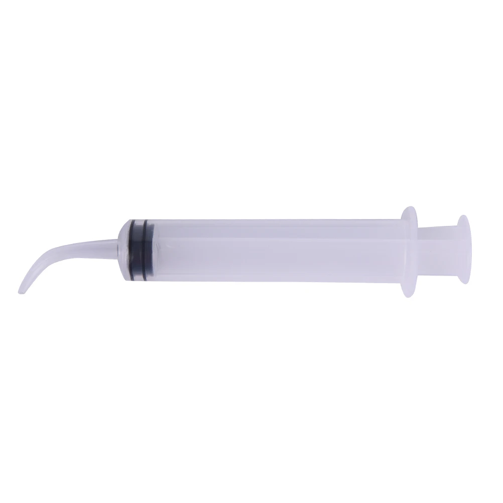 

12ml Disposable Dental Irrigation Syringe With Curved Tip Dental Kit Tooth Whitening Material Dental Instrument