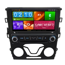2 Din7″ Dual Core Car Radio For F ord 2014 M ondeo Gps Steering Wheel Control Rearview camera Equipment Screen touch Bluetooth