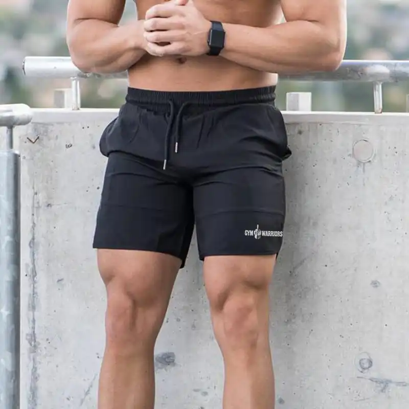 Hombres Fitness Culturismo Shorts Gimnasios Leggings Hombres Fitness Culturismo Shorts Gimnasios Leggings