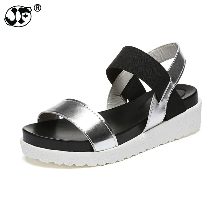 

2018 New Hot Sale Sandals Women Summer Slip On Shoes Peep-toe Flat Shoes Roman Sandals Mujer Sandalias Ladies Flip Flops Sandal