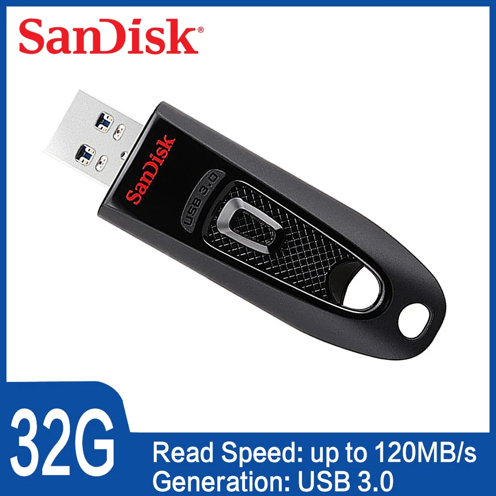 SanDisk CZ48 usb флеш-карта памяти 64 Гб 128 ГБ накопитель 3,0 Флешка 32 Гб 128 ГБ usb флеш-карта высокоскоростная флеш-карта памяти