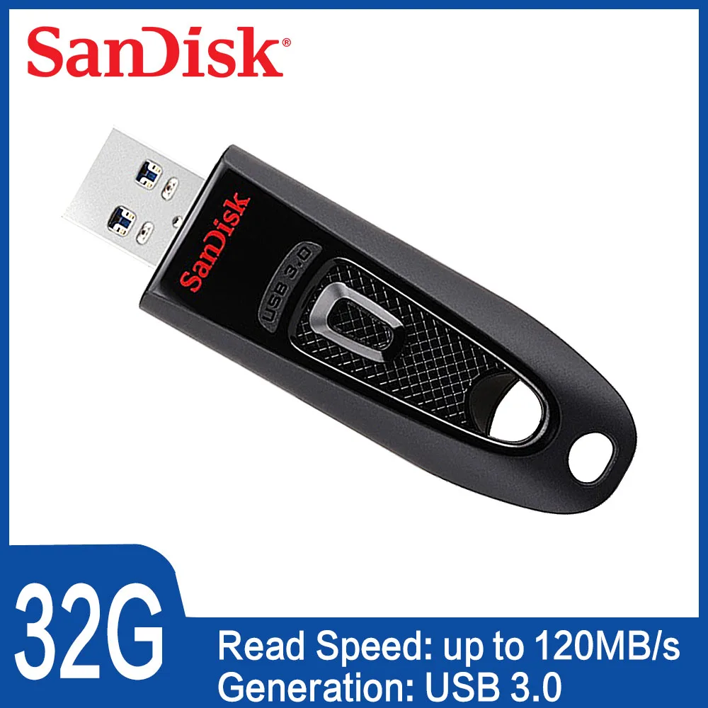 SanDisk CZ48 usb флеш-карта памяти 64 Гб 128 ГБ накопитель 3 0 Флешка 32 высокоскоростная |