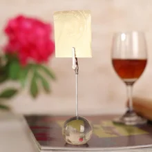 5 шт. поддержки с фото карты памятки прозрачный базовый зажим