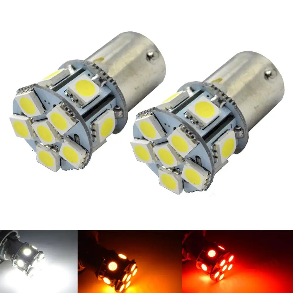 

4X S25 12 LED 1156 BA15S P21W 5050 SMD 6V Auto Car Turn Lamp Reverse Tail Light Parking Light Turn Led Car Moto Led Bulbs Amber