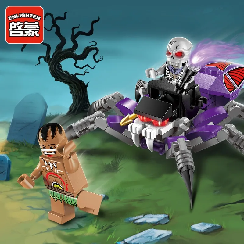Enlighten Models Building toy Compatible with Lego E1301 73pcs Spider Blocks Toys Hobbies For Boys Girls Model Building Kits Enlighten Models Building toy Compatible with Lego E1301 73pcs Spider Blocks Toys Hobbies For Boys Girls Model Building Kits
