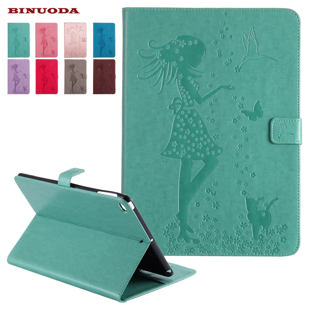 

For iPad Air Case Embossed PU Leather Wallet Magnetic Case Folio Flip Smart Cover for iPad Air iPad 5 Auto Sleep Wake Function