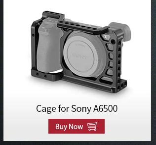 SmallRig дизайн деревянная рукоятка для sony A6000/A6300/A6500 ILCE-6000/ILCE-6300/ILCE-6500 клетка для камеры с винтами M4-1970