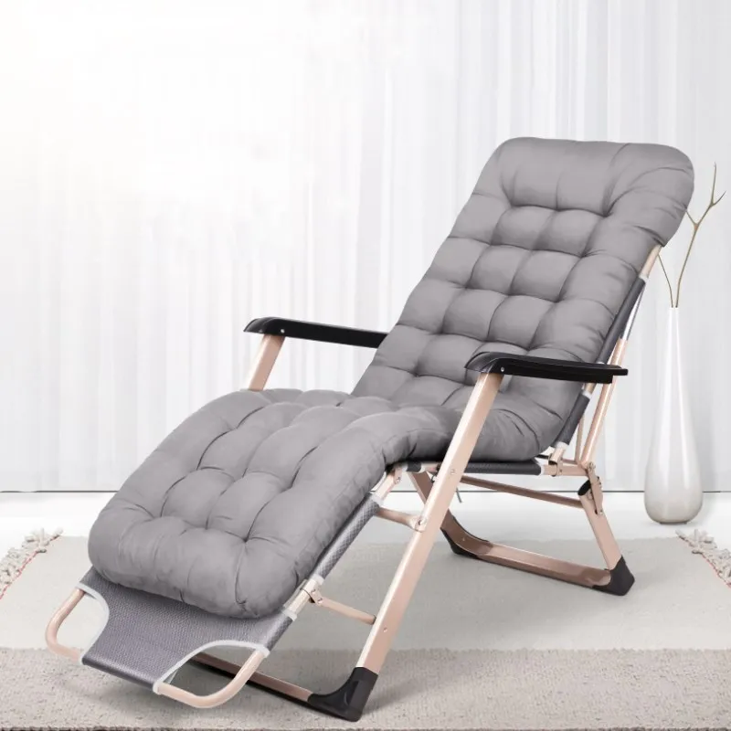 

Multi-fucntion Patio Furniture Folding High Back Chair Convetible Single Beds for Home Office Noon Rest Heavy Duty Chaise Lounge