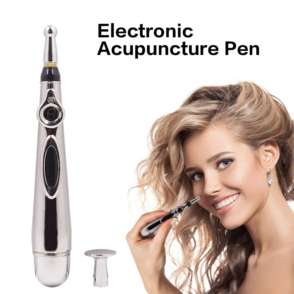 

Beurha New Acupuncture Magnet Therapy Heal Electric Massage Pen Meridian Energy Pen massage acupuncture Relief Pain Tools