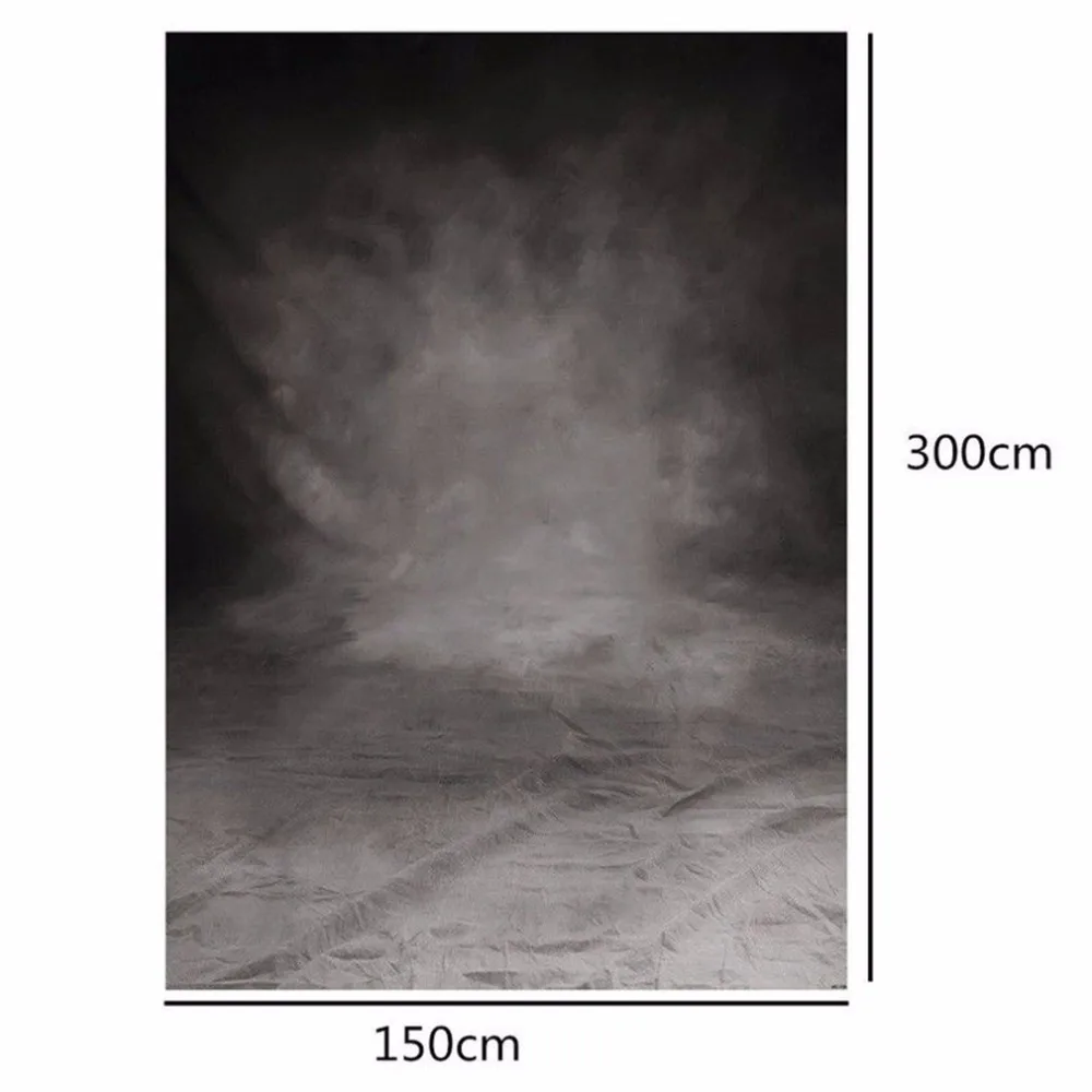 150x300cm Photography Studio Vintage Gray Backdrop Seamless Surface Without Reflective Foldable Photo Background Cloth