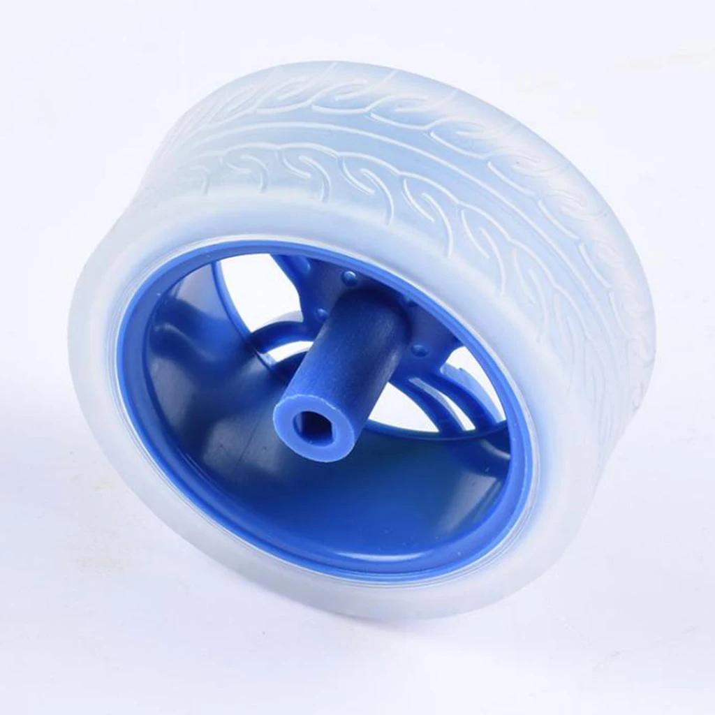 DIY Rubber Plastic Motor Wheel Tyre Tire For Smart Robot Car wheels