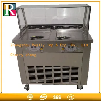 

Russia all in price Stainless Steel double Pan Roll Making freezer