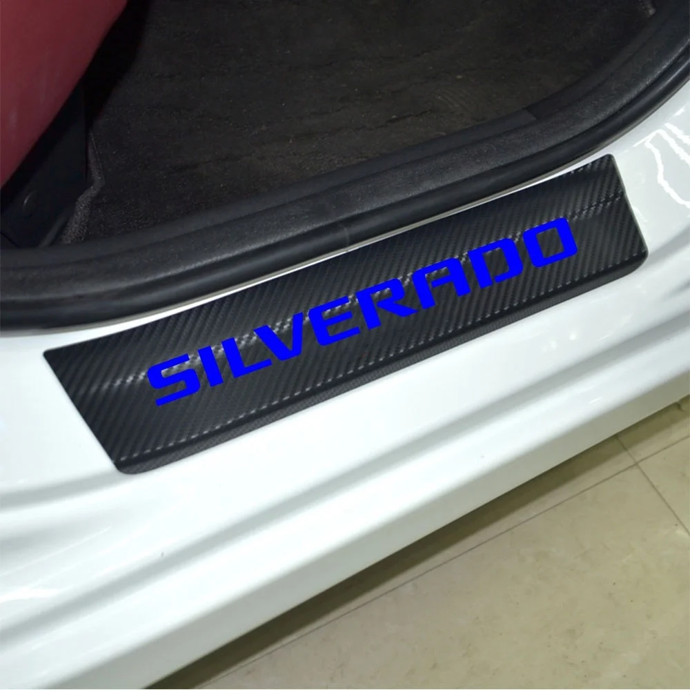 Наклейка для Chevrolet Silverado декоративная накладка из углеродного волокна Виниловая