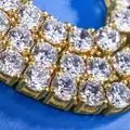 Iced Out теннисная цепь 4 мм золотое ожерелье люксовый бренд ледяной теннис звено хип-хоп ювелирные изделия для мужчин и женщин уличная культура