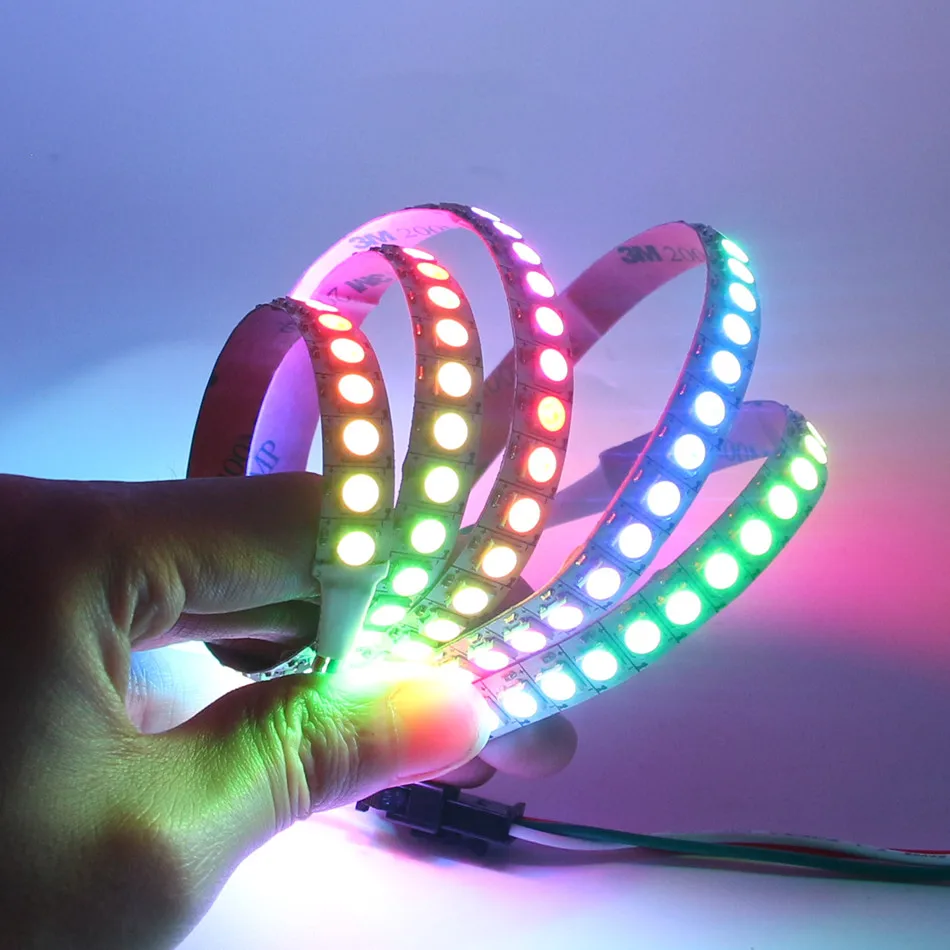 1 M 2 WS2812B Светодиодные ленты Водонепроницаемый 30 60 144 светодиодный s DC 5 V RGB свет