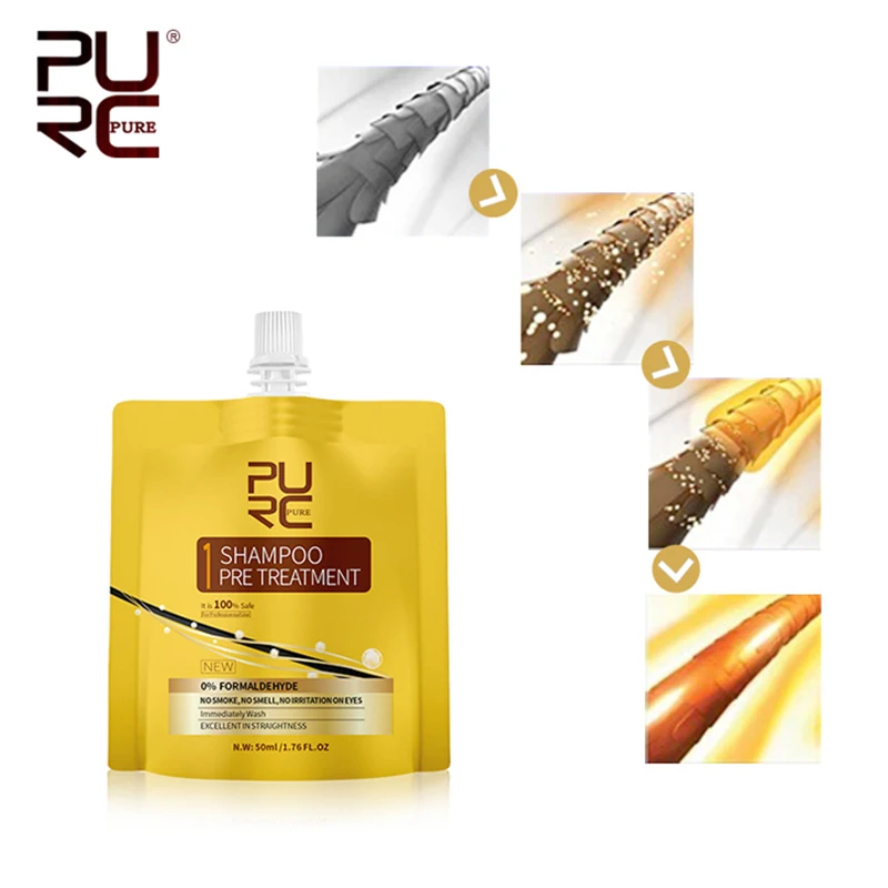 PURC New advanced Hair care set 50ml KERATIN TREATMENT SHAMPOO HAIR MASK Straightening hair and Repair Damaged Hot Sale Set PURC New advanced Hair care set 50ml KERATIN TREATMENT SHAMPOO HAIR MASK Straightening hair and Repair Damaged Hot Sale Set