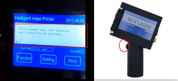 Ручной принтер XAC HP технология струйный Высокое разрешение принтер|Детали