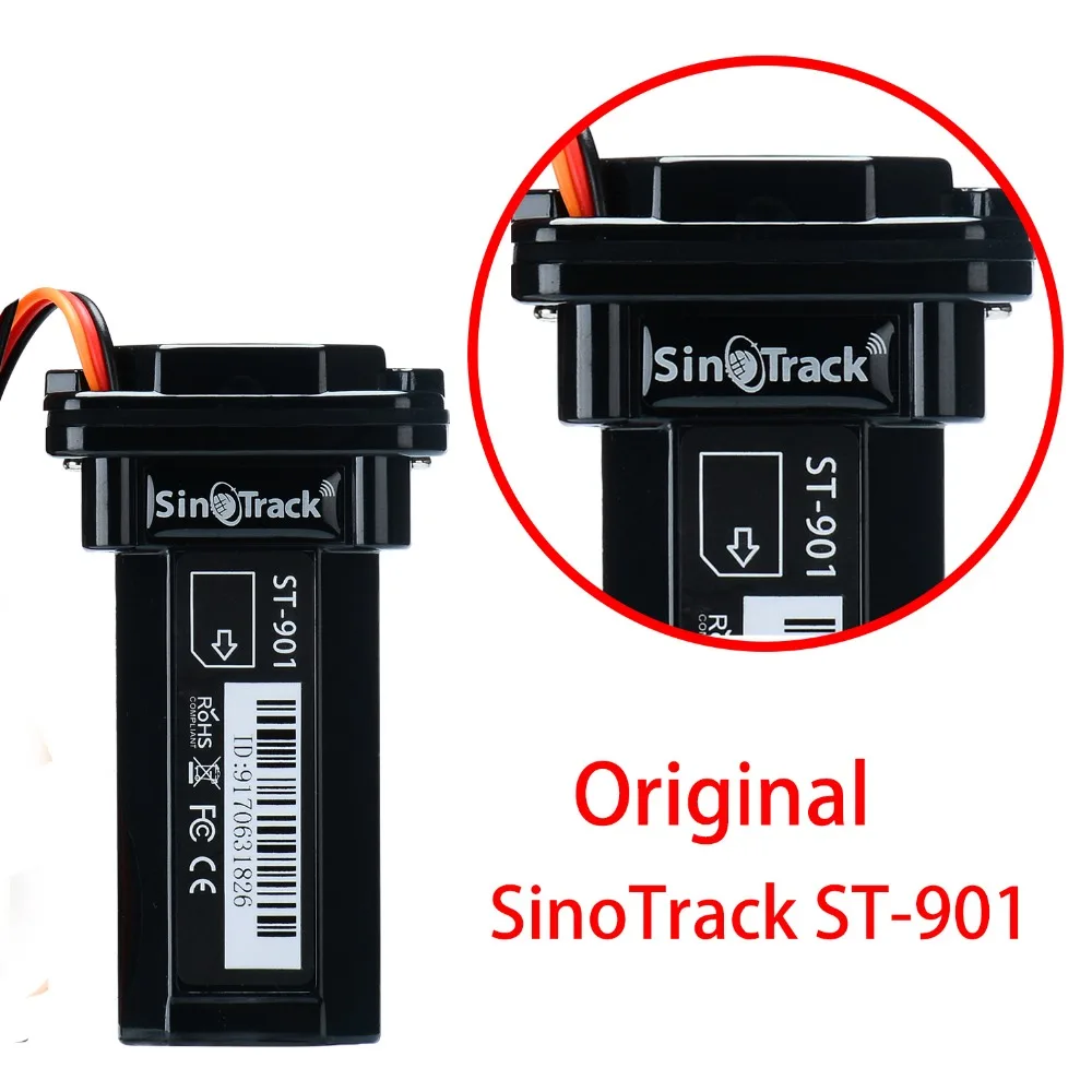 Mini batería de construcción impermeable GSM GPS tracker ST-901 para coche motocicleta vehículo dispositivo de seguimiento con software de seguimiento en línea