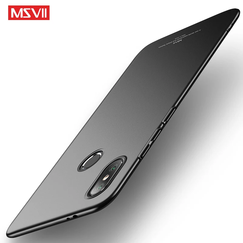 

Xiaomi Mi A2 Case Cover Ultra-thin Simple Silm Hard PC Brand Back Cover For XiaomiA2 Full Protector Mi6X Case Msvii Phone Coque
