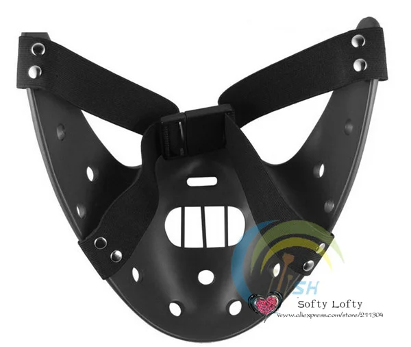 Silence of the Lambs Scary Horror Killer Masks - Black 3