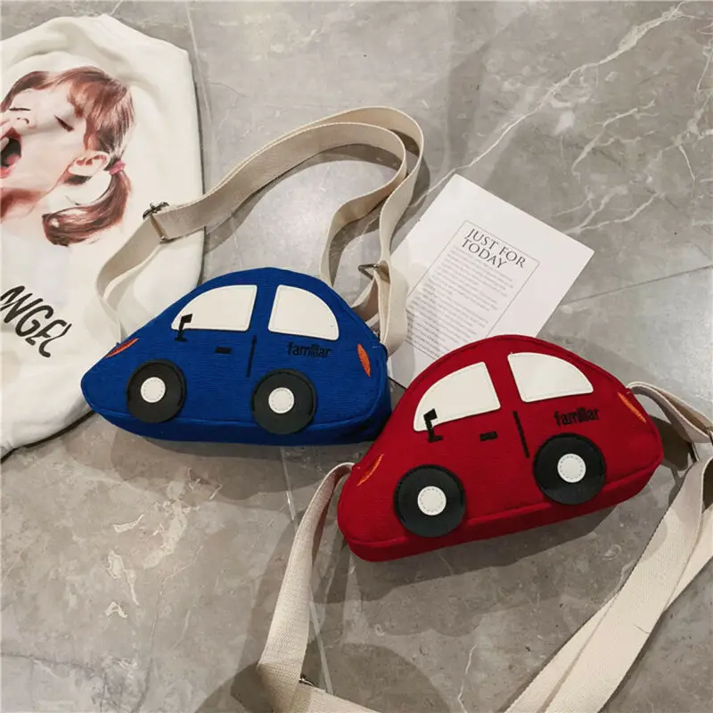 

2019 Newest Kids Cartoon Waist Bag Boys Girls Crossbody Purse Wallet Messenger Gifts Children Car Bags