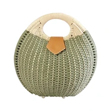 Горячая Мода Улитка гнездо Сумка лето праздник пляжные сумки женские соломенные сумки женская сумка из ротанга сумка