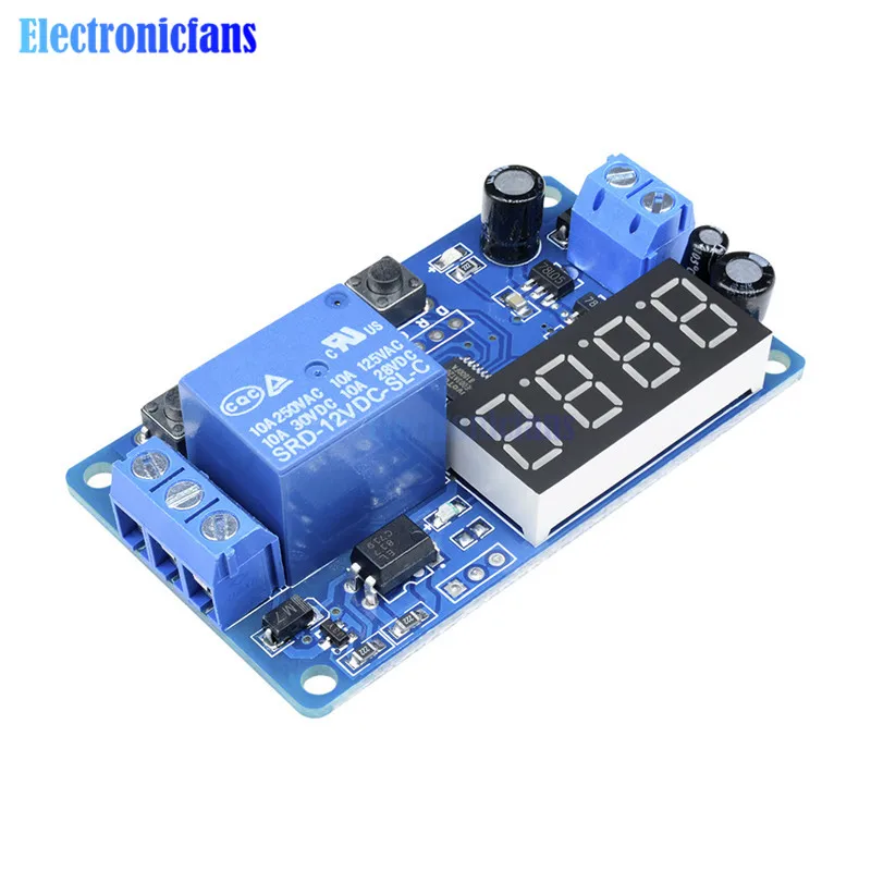 

12V Digital LED Automation Delay Timer Control Switch Relay Module Display