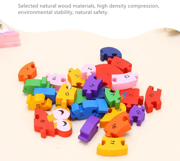 Деревянные игрушки Пазлы для детей младенцев животных головоломки доска обучающий монтессори игрушка дошкольников