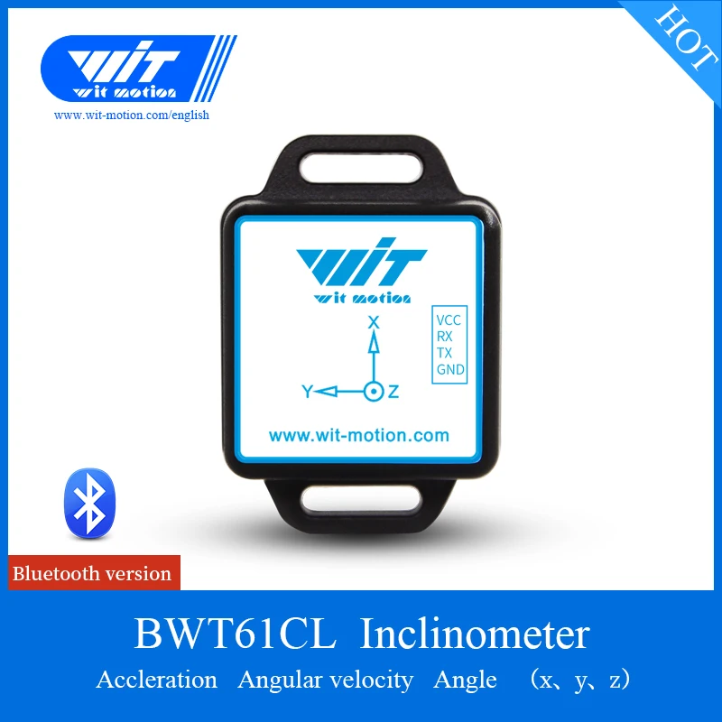 

Bluetooth 2.0 AHRS Sensor BWT61CL 2 Axis Digital Tilt Angle Inclinometer 3 Axis Acceleration Gyro MPU-6050 Module For PC/Android