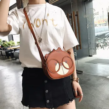 

Sleeper #W401 2019 New Fashion Women Cute Princess Mini Bag Squirrel Eyes Cross body Messenger Shoulder Bags hot Free Shipping