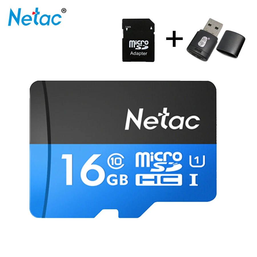 Netac p500 Micro sd card 16gb 32gb 64gb 128gb class10 compact flash monitor sd card free