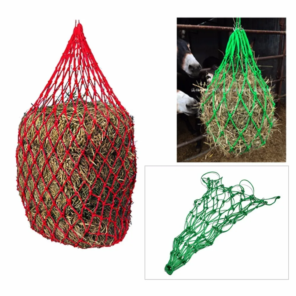 3Colors Horse Forage Net Bag Horse Feeding Bag Hay Net Farm supplies 4