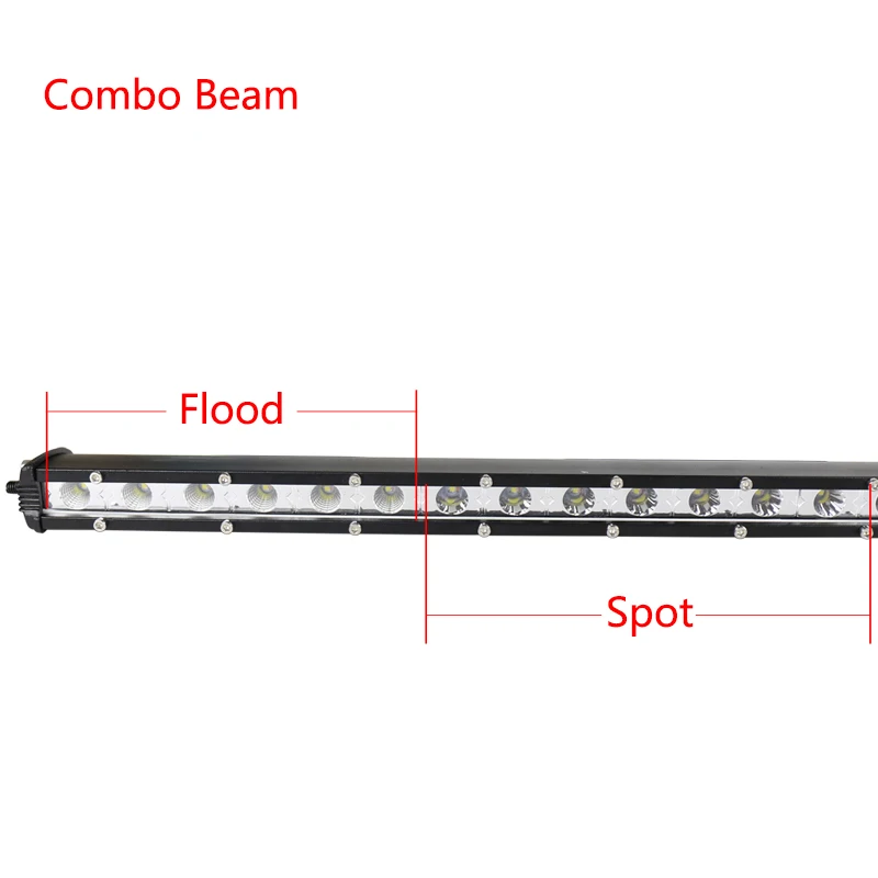 45 дюймов 126 Вт Super Slim Led Off Road Свет Бар автомобильные Запчасти Led Single Beam 12 вольт Универсальный Рейлинги на крыше диодные лампы Для авто Аксессуаров 4x4 Off Road