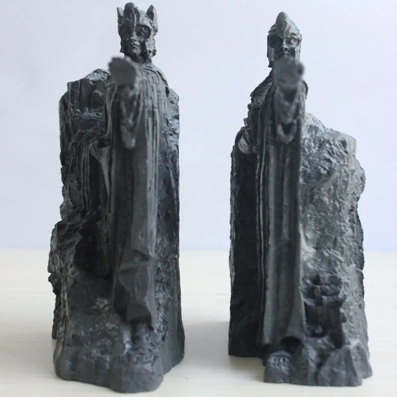 

Home Decoration Accessories The Lord of the Rings Hobbit Third Gate of Gondor Argonath Resin Statue Bookends Anime Fans Gift