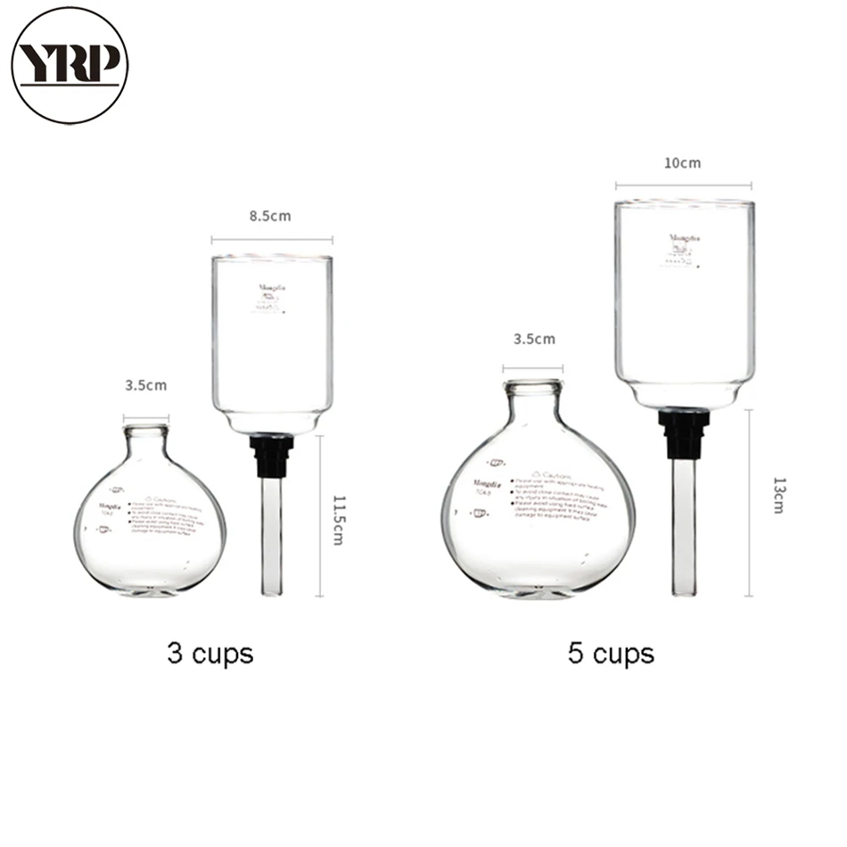 YRP Кофе сифон горшок аксессуары TCA-3/5cup высокое качество Стекло Сифон Вакуумный горшок Кофе чайник Запчасти заменить Кофе Фильтр Инструменты