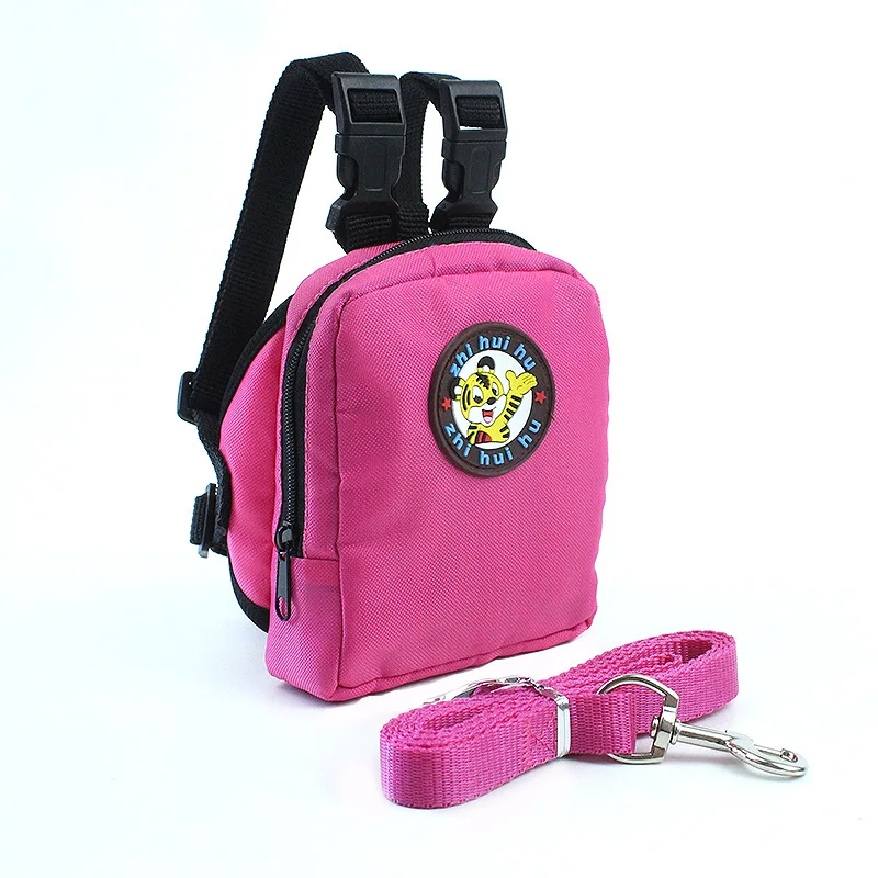 Pet Dog Backpack for Small Dog Nylon Backpack For Pet Cat Multifunction School Bag Dog Backpack With Harness Leash (12)