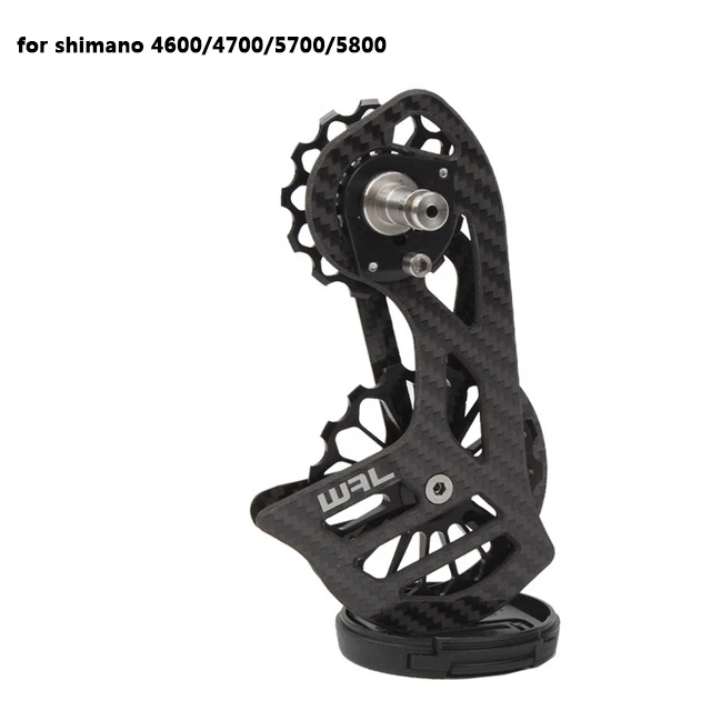 Велосипедный карбоновый керамический задний переключатель 17 т шкив направляющее колесо для R5800R/6800R7000R8000 R9100 Аксессуары для велосипеда - Цвет: 1 BLACK