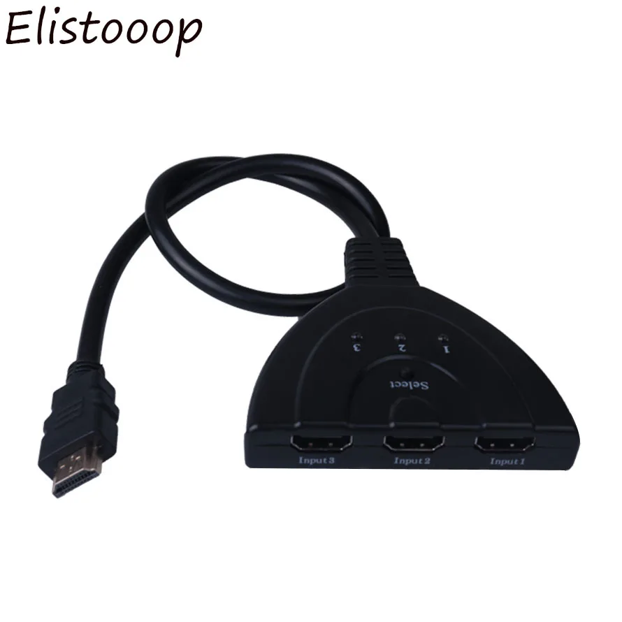 Переходник HDMI разветвитель Mini 4K * 2K 3 порта кабель 1 4b 1080P Переключатель в