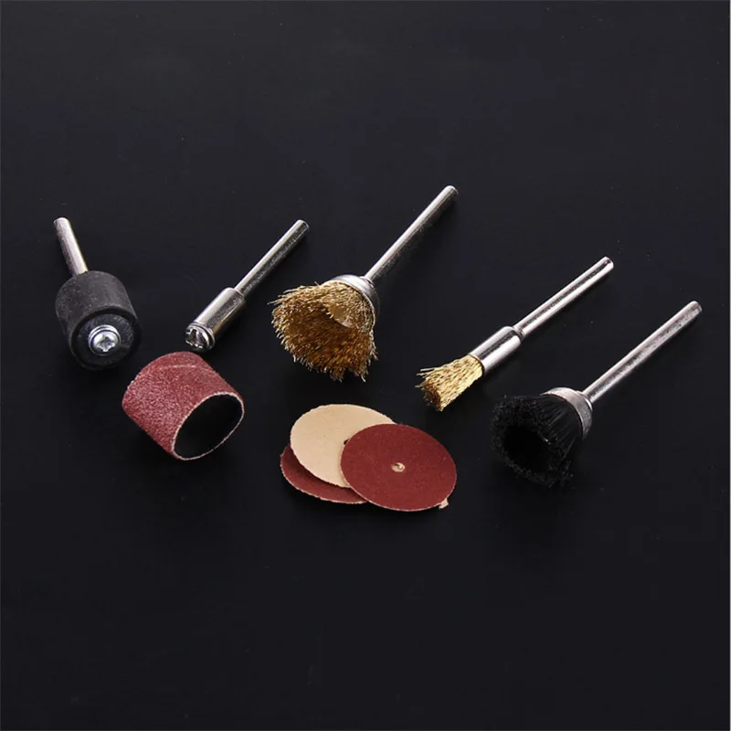 

228 Piece Rotary Tool Accessories Kit in Wooden Box Grinding Polishing Shank Craft Bits SLC88